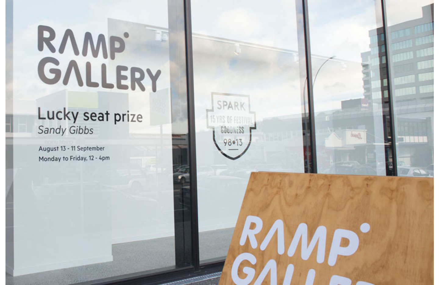 Lucky seat prize, Ramp Gallery (2013)